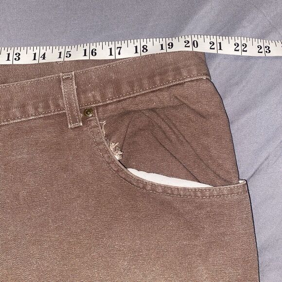 Wrangler Pro Gear Jeans Men's 42x32 (meas 41x30) Brush Guard Canvas Hunting - Picture 6 of 9